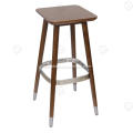 Imported ash wood backless bar stool